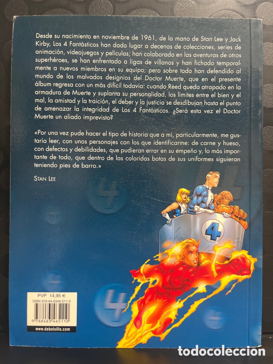 C&oacute;mics: LOS 4 FANT&Aacute;STICOS 707 DEBOLSILLO ( 2007 ) - Foto 2