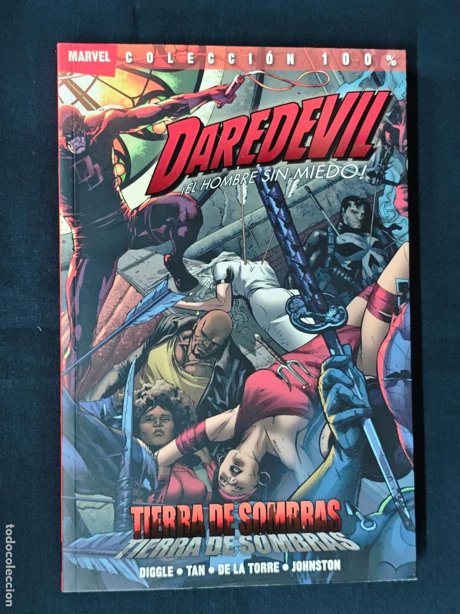 C&oacute;mics: COLECCION 100% - DAREDEVIL - TIERRA DE SOMBRAS - PANINI -