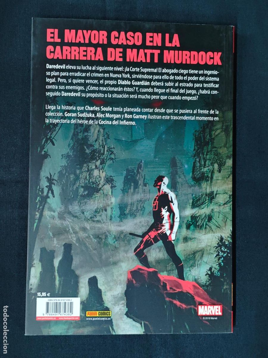 C&oacute;mics: COLECCION 100% - DAREDEVIL - TRIBUNAL SUPREMO - PANINI - - Foto 2