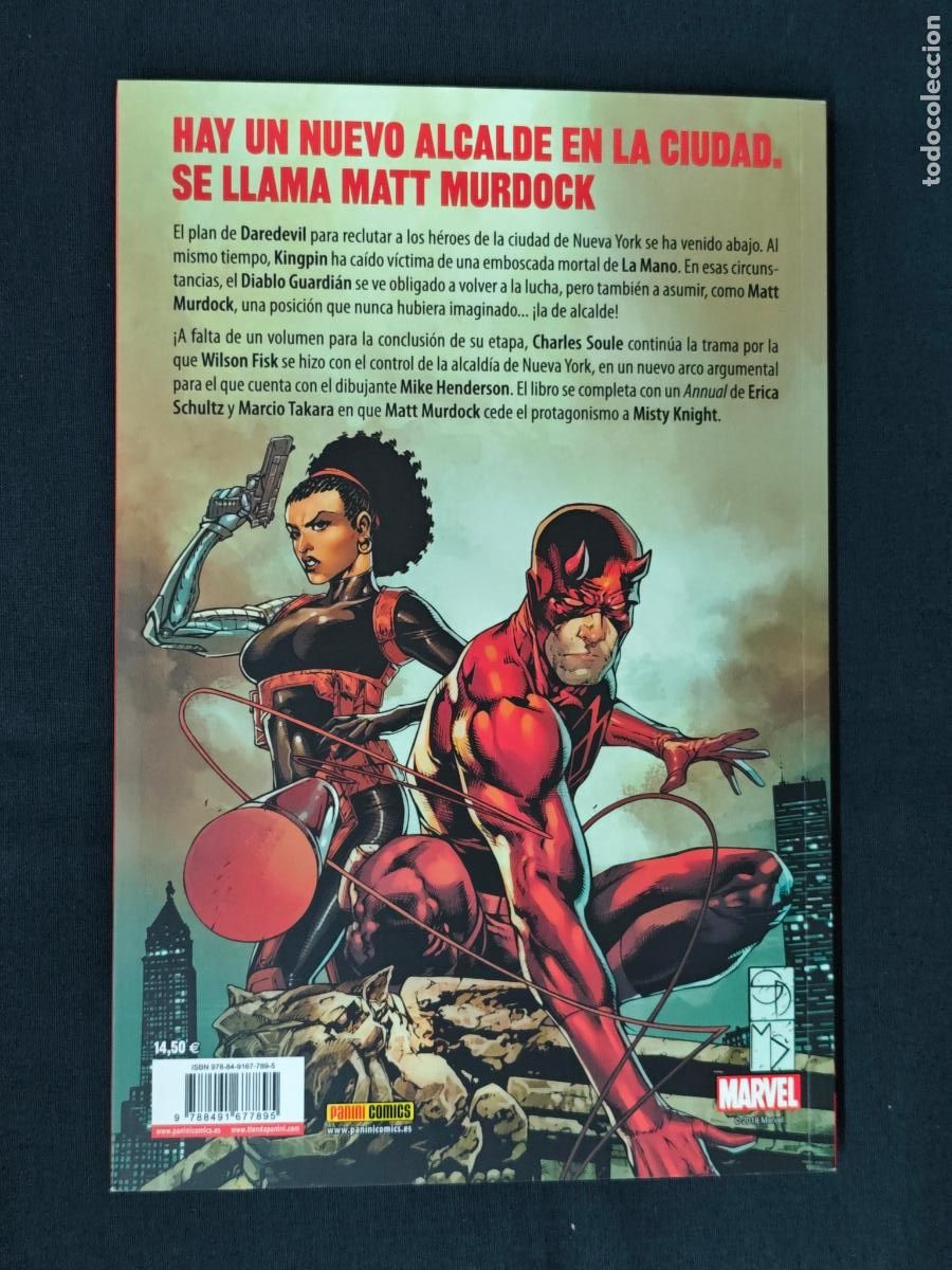 C&oacute;mics: COLECCION 100% - DAREDEVIL - ALCALDE MURDOCK - PANINI - - Foto 2