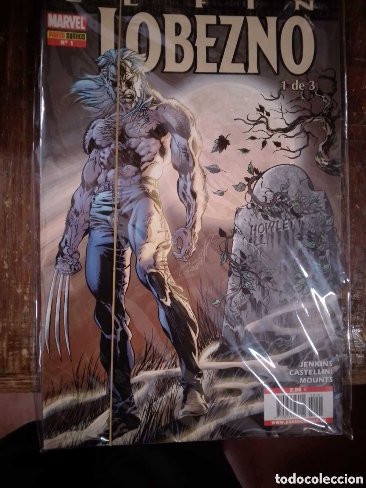 C&oacute;mics: LOBEZNO EL FIN. 3 NUM. JENKINS, CASTELLINI, MOUNTS. MARVEL. PANINI. 2005