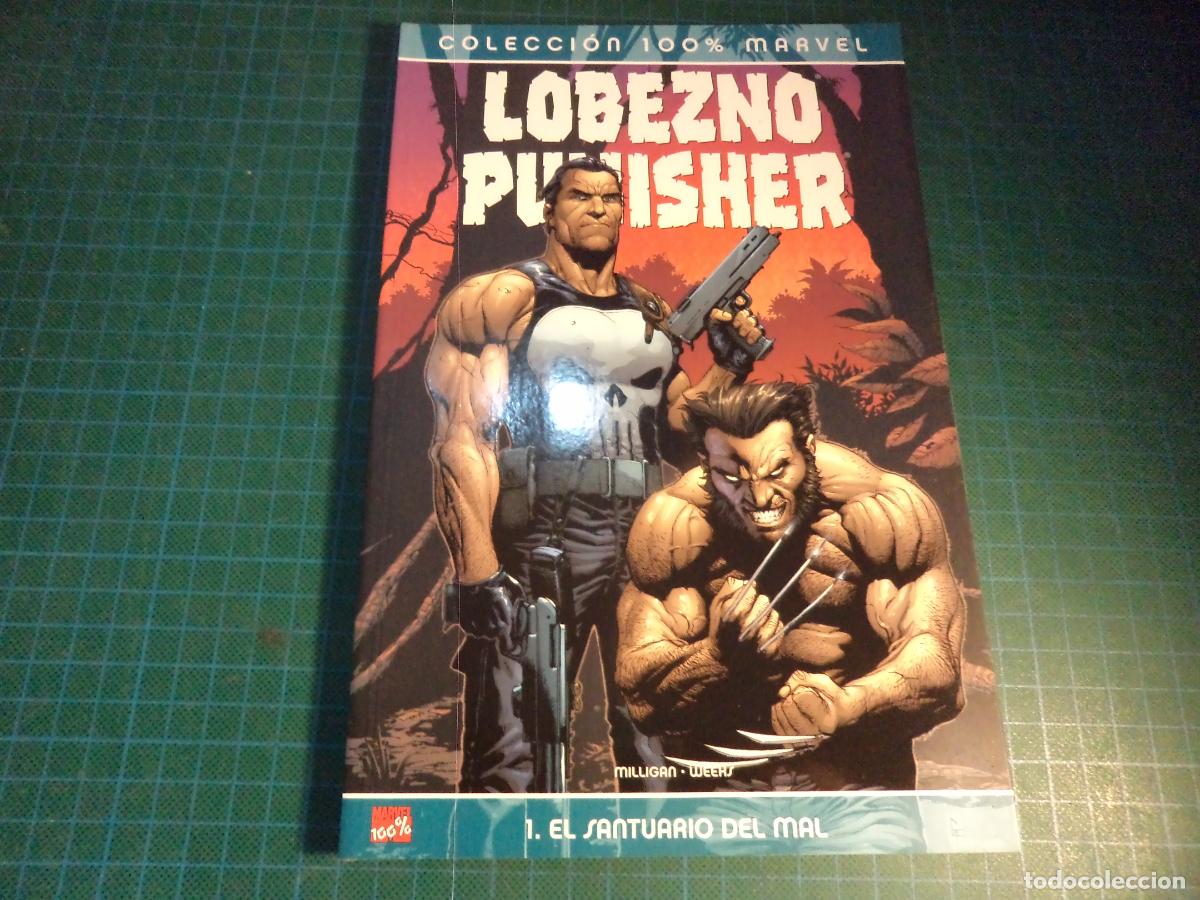 C&oacute;mics: Lobezno Punisher. El santuario del mal. Coleccion 100% Marvel