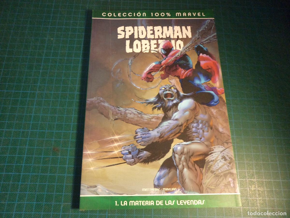 C&oacute;mics: Spiderman Lobezno. La materia de las leyendas. Coleccion 100% Marvel