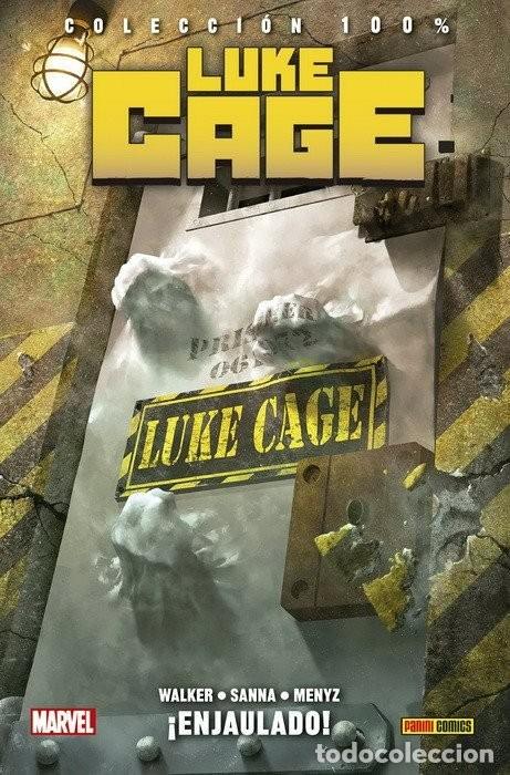C&oacute;mics: 100% Marvel HC. Luke Cage 2 &iexcl;Enjaulado!. TOMO PANINI.