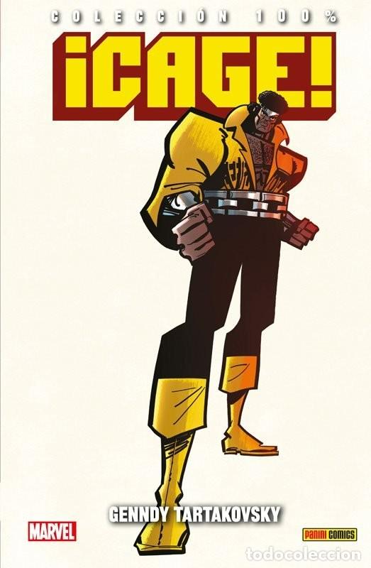 C&oacute;mics: 100% Marvel HC. &iexcl;Cage! de Genndy Tartakovsky. TOMO PANINI. POWER MAN.