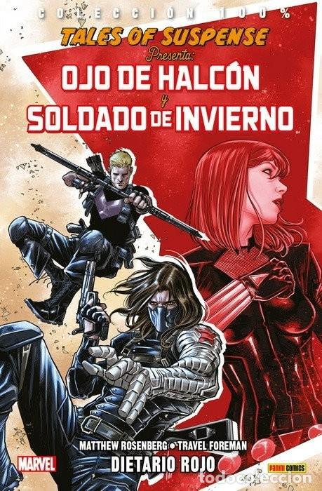 C&oacute;mics: Tales of Suspense Presenta Ojo de Halc&oacute;n y Soldado de Invierno: Dietario Rojo. 100% Marvel. PANINI.