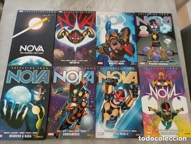 C&oacute;mics: Nova 100 % Marvel completa 8 Tomos. PANINI.