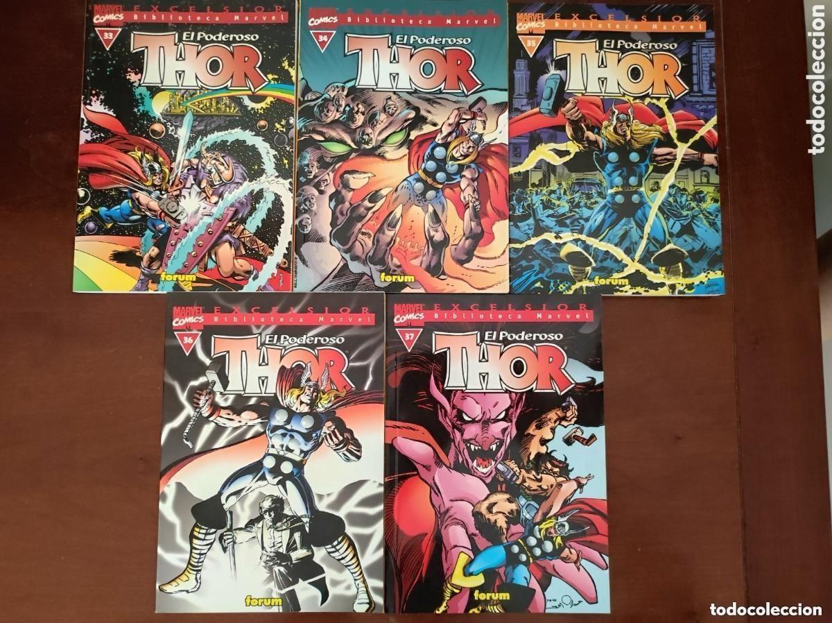 C&oacute;mics: Thor coleccion completa 37 comics Biblioteca Marvel, Marvel Comics, Escelsior, Forum (1-37) - Foto 6