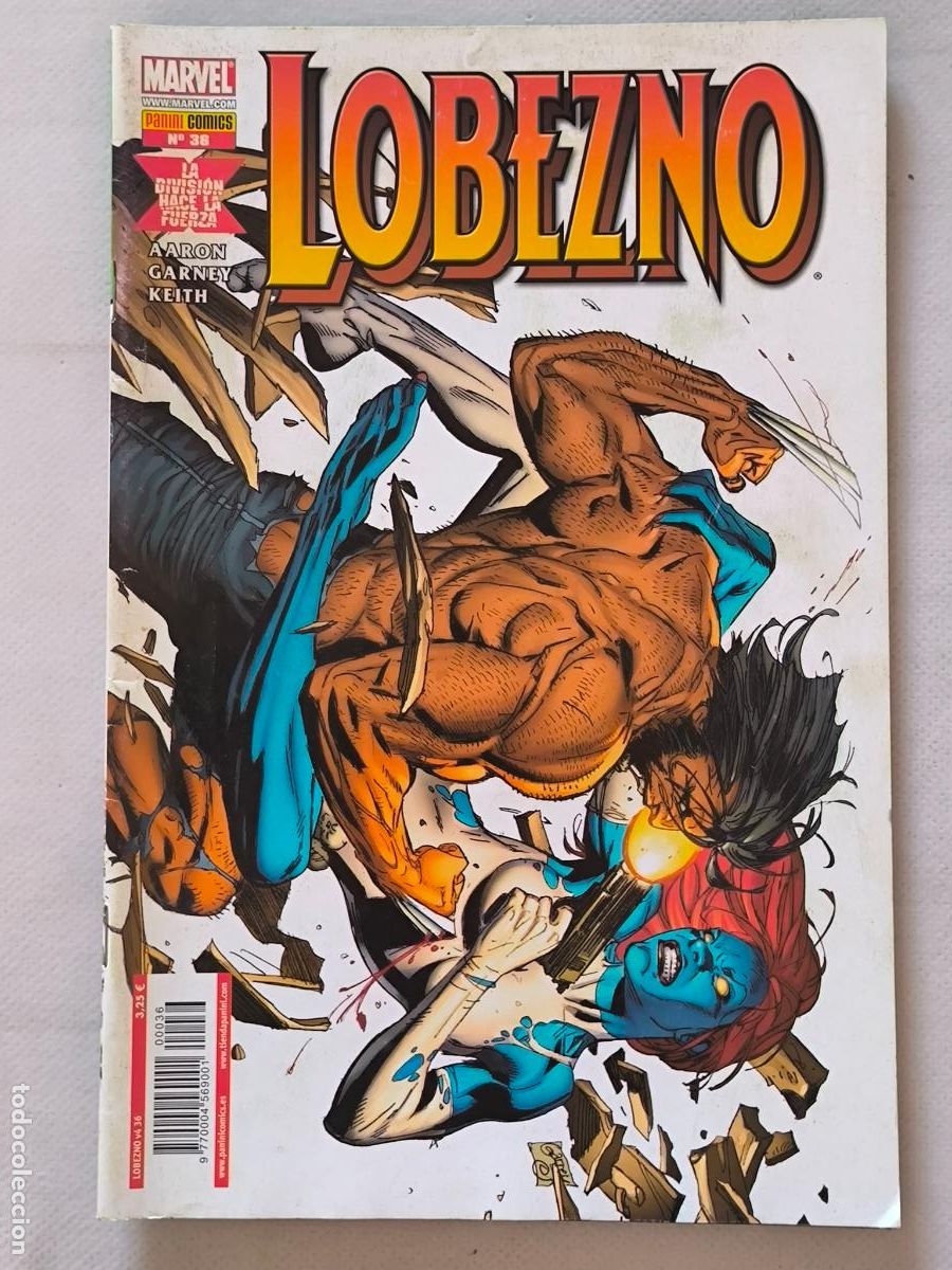 C&oacute;mics: LOBEZNO N&ordm; 36 - MARVEL - PANINI (S1)