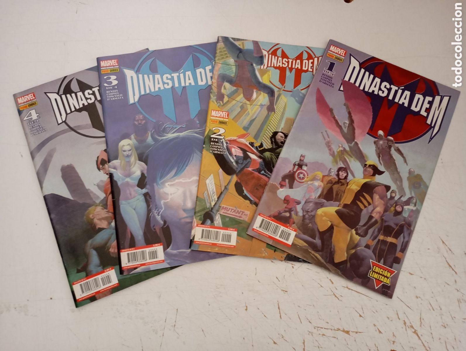 C&oacute;mics: DINAST&Iacute;A DE M 1 AL 4 (COMPLETA) - BENDIS / COIPIEL - PANINI