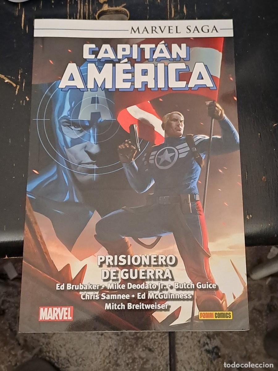 C&oacute;mics: Marvel saga 13, capit&aacute;n america, prisionero de guerra, Panini en perfecto estado