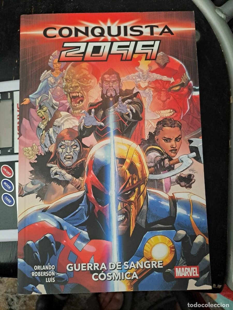 C&oacute;mics: Conquista 2099, guerra de sangre c&oacute;smica, Panini en muy buen estado