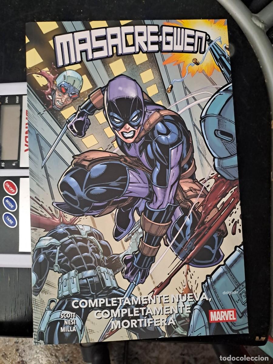 C&oacute;mics: Masacre-Gwen, completamente nueva completamente mort&iacute;fera, Panini en muy buen estado