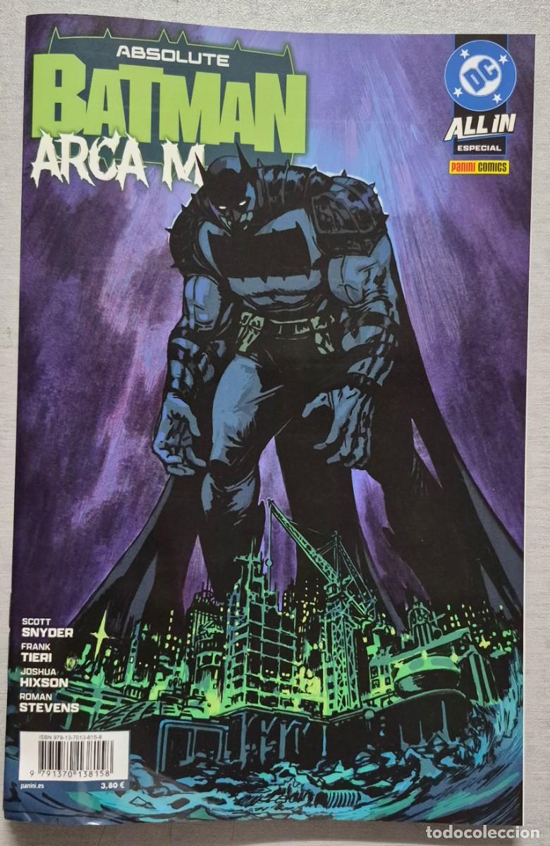 C&oacute;mics: ABSOLUTE BATMAN ARCA M / ALL IN ESPECIAL / DC - PANINI