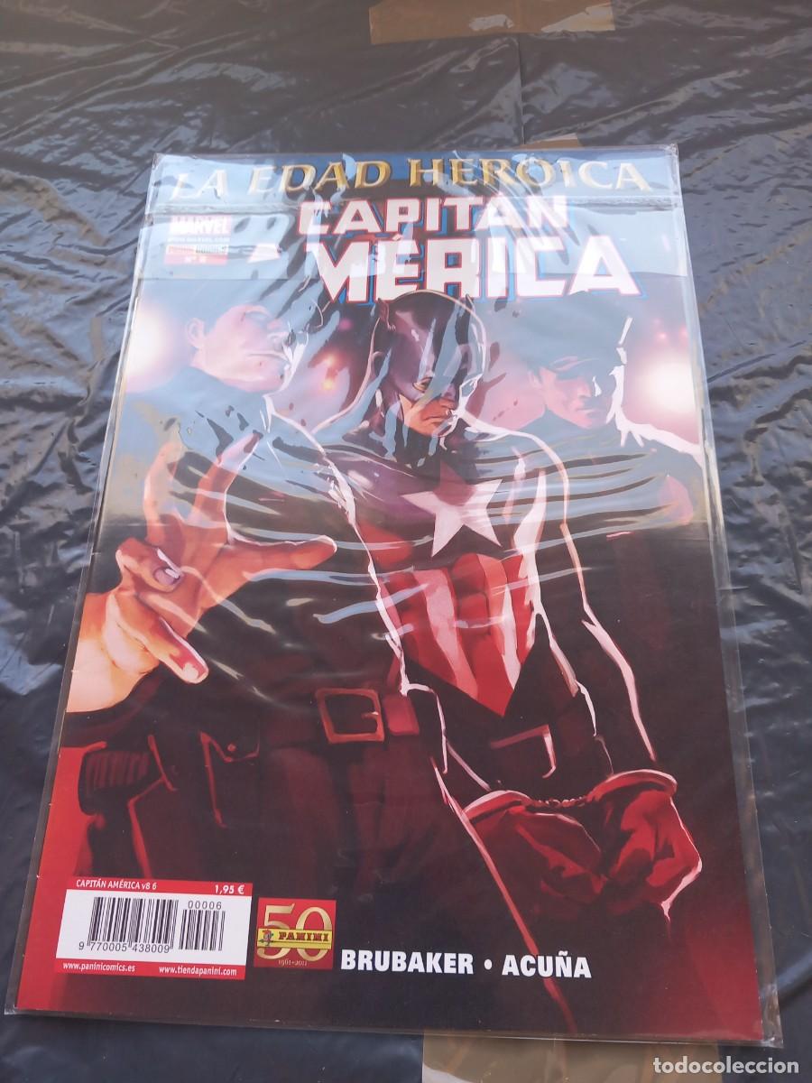 C&oacute;mics: CAPITAN AMERICA N&deg; 6 VOL. 8 PANINI MARVEL