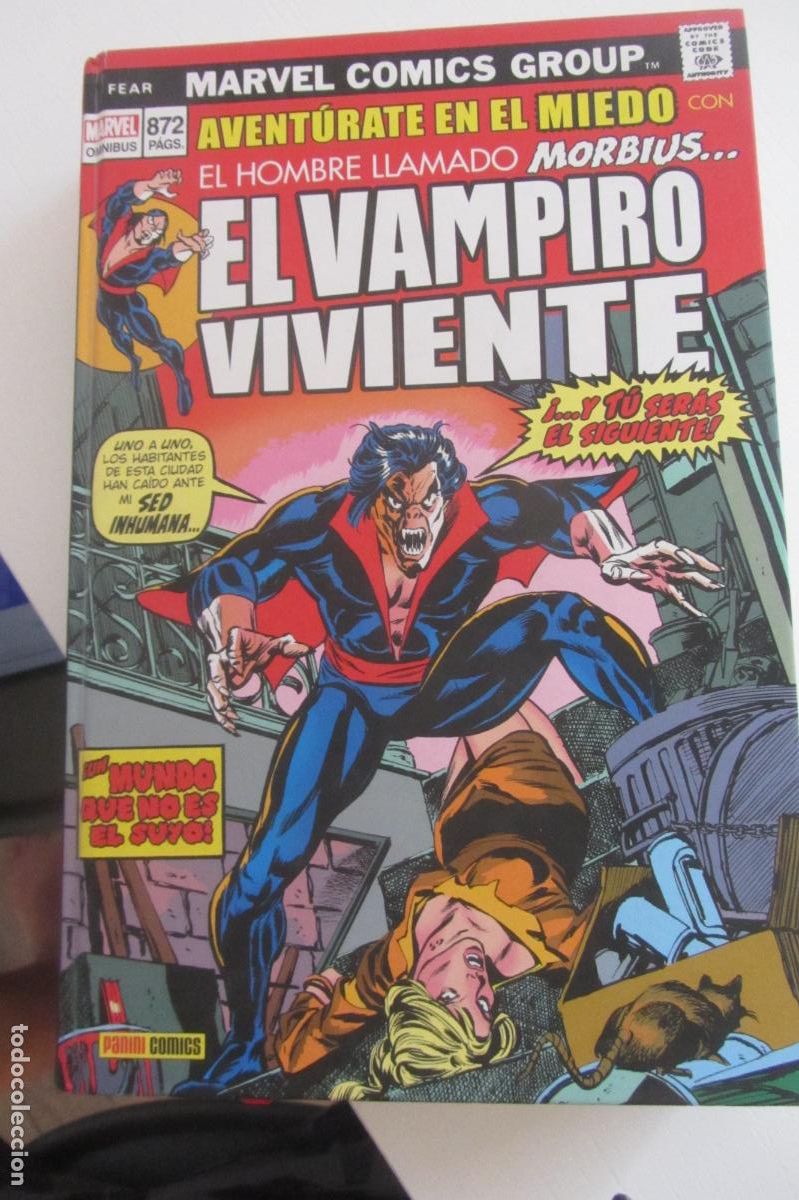 C&oacute;mics: MORBIUS EL VAMPIRO VIVIENTE OMNIBUS MARVEL PANINI TAPA DURA