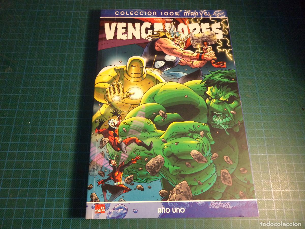 C&oacute;mics: Vengadores. A&ntilde;o 1. Coleccion 100% Marvel. Panini. - Foto 1
