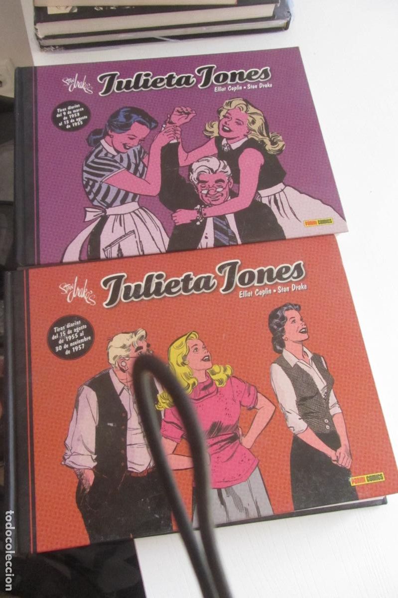 C&oacute;mics: JULIETA JONES POR STAN DRAKE. COLECCION COMPLETA 2 TOMOS- PANINI DESCATALOGADO TAPA DURA