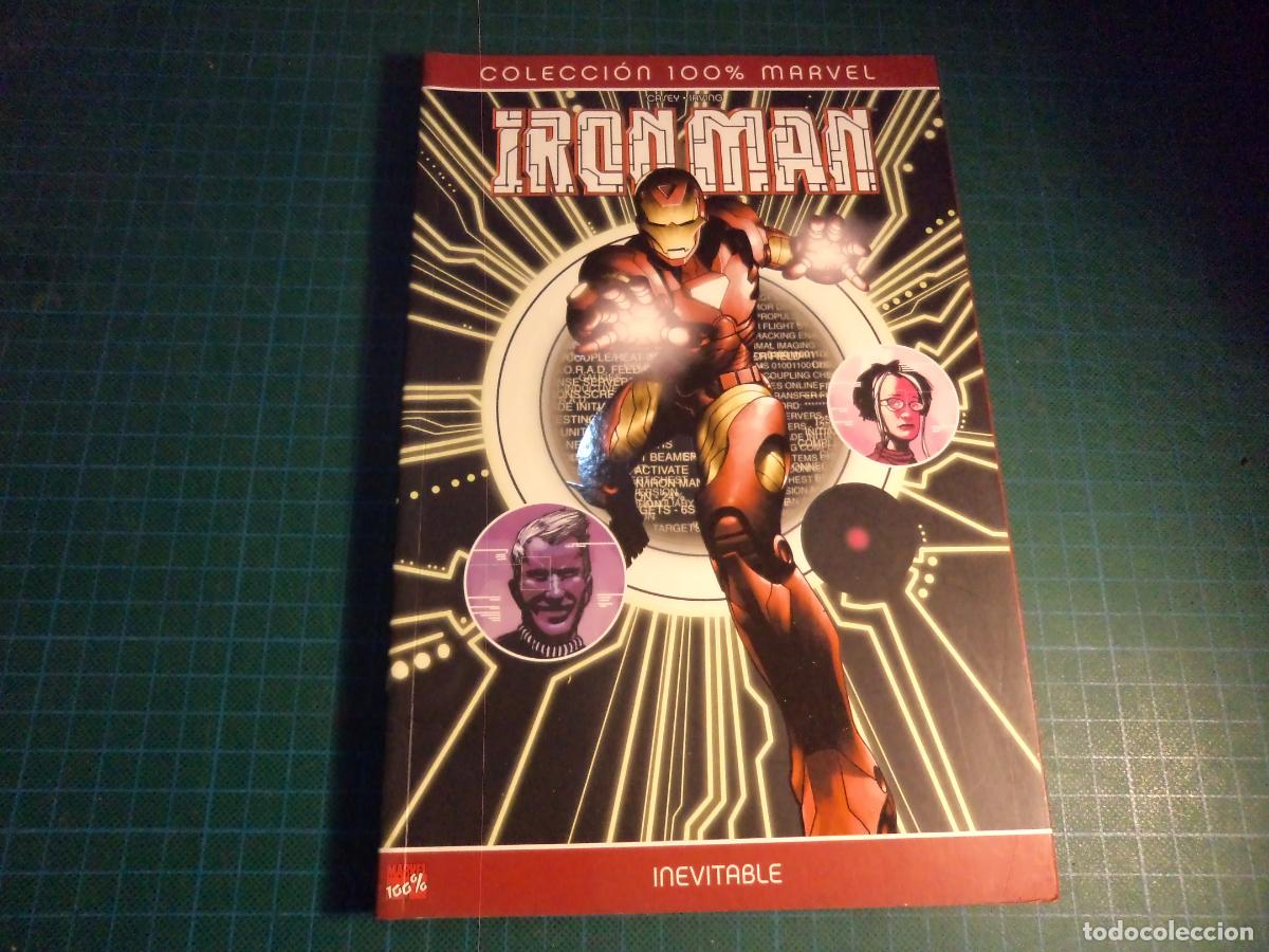 C&oacute;mics: Iron Man. Inevitable. Coleccion 100% Marvel. Panini.