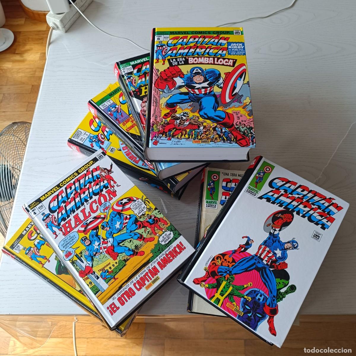 C&oacute;mics: CAPITAN AMERICA 8 TOMOS COMPLETA OMNIGOLD MARVEL GOLD PANINI