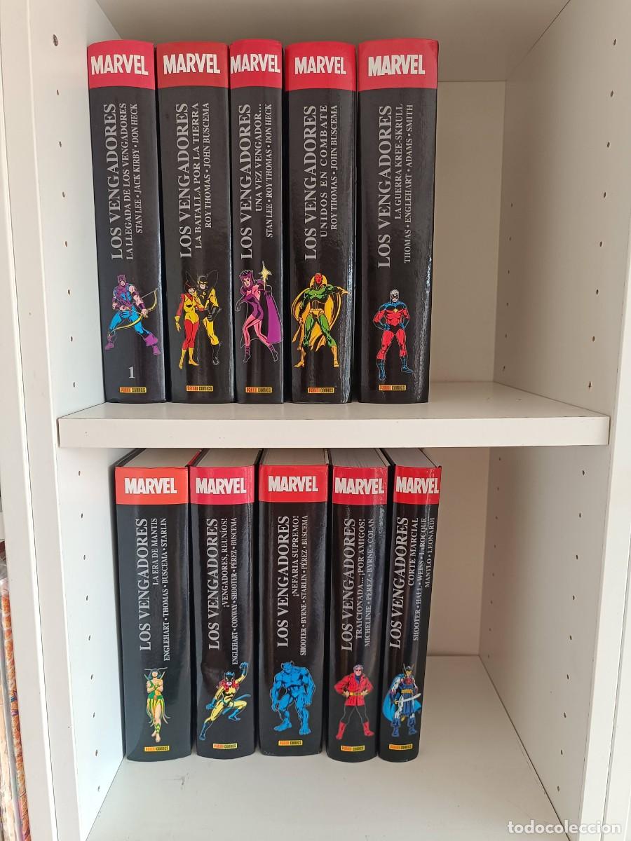 C&oacute;mics: VENGADORES 10 TOMOS COMPLETA OMNIGOLD MARVEL GOLD PANINI