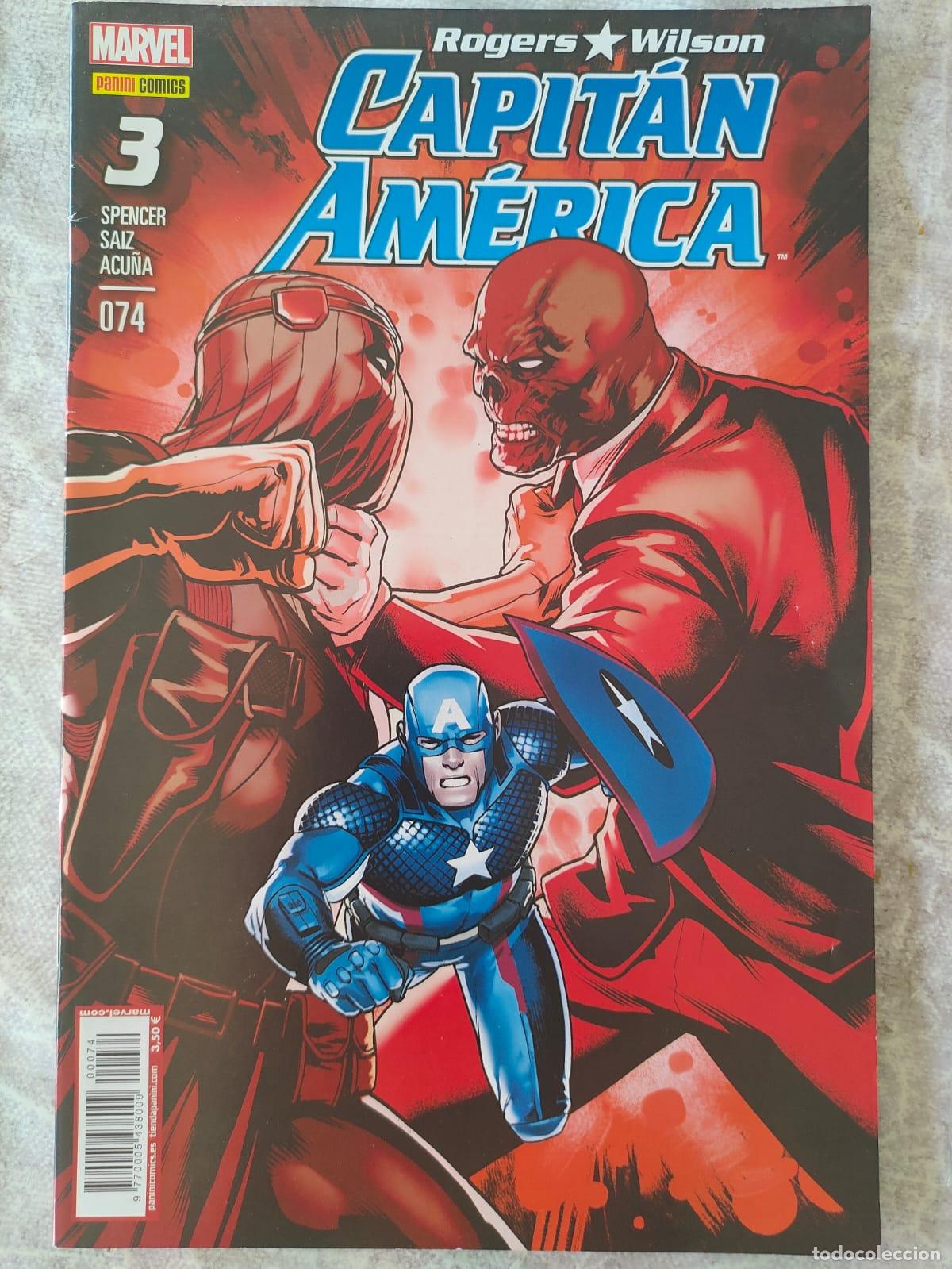 C&oacute;mics: CAPITAN AMERICA NUMERO 74 PANINI