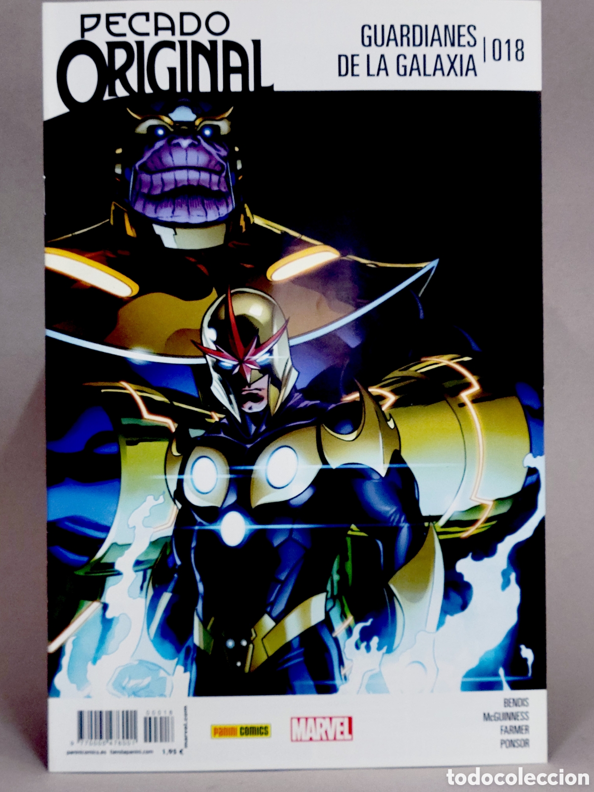 C&oacute;mics: C&Oacute;MIC GUARDIANES DE LA GALAXIA 18 PECADO ORIGINAL PANINI MARVEL GRAPA DE KIOSCO