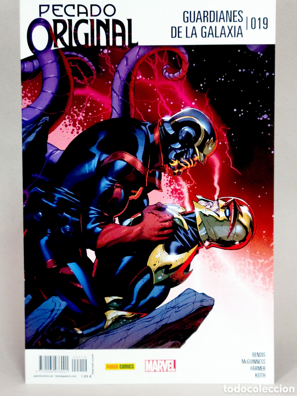C&oacute;mics: C&Oacute;MIC GUARDIANES DE LA GALAXIA 19 PECADO ORIGINAL PANINI MARVEL GRAPA DE KIOSCO