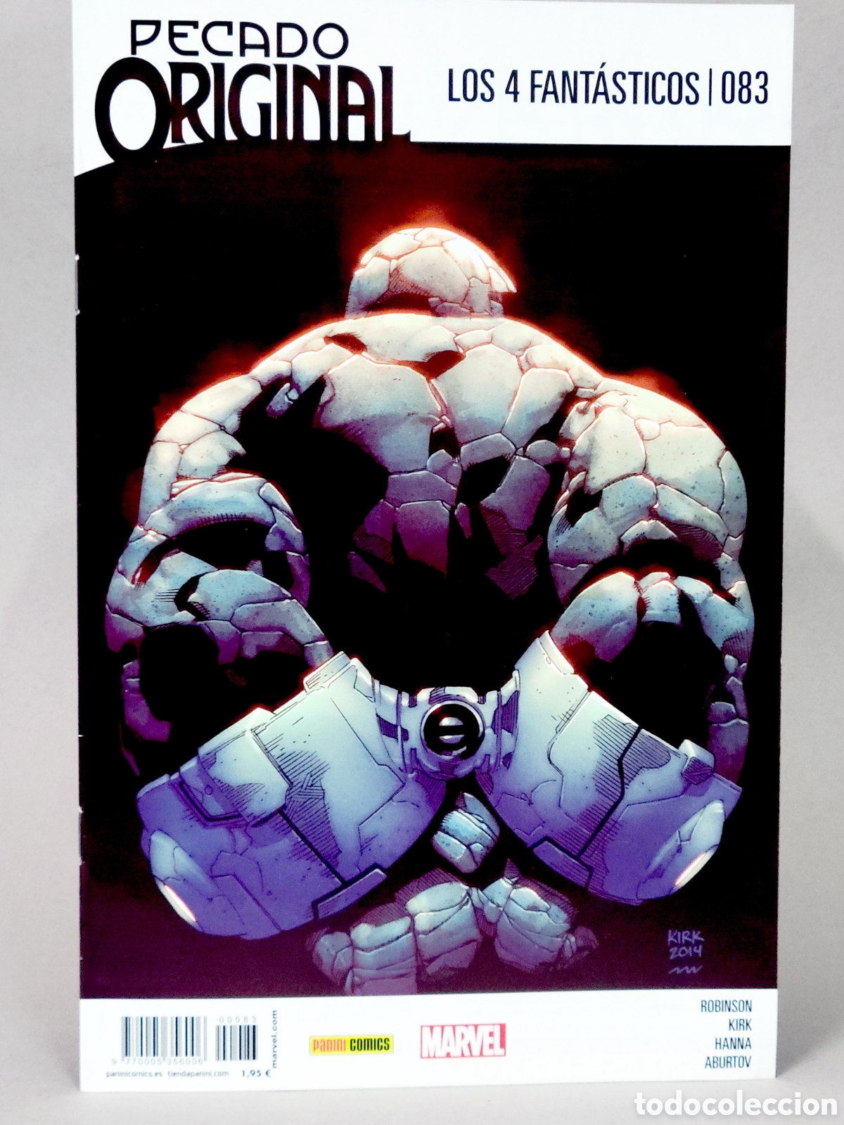 C&oacute;mics: C&Oacute;MIC LOS 4 FANTASTICOS 83 PECADO ORIGINAL PANINI MARVEL GRAPA DE KIOSCO