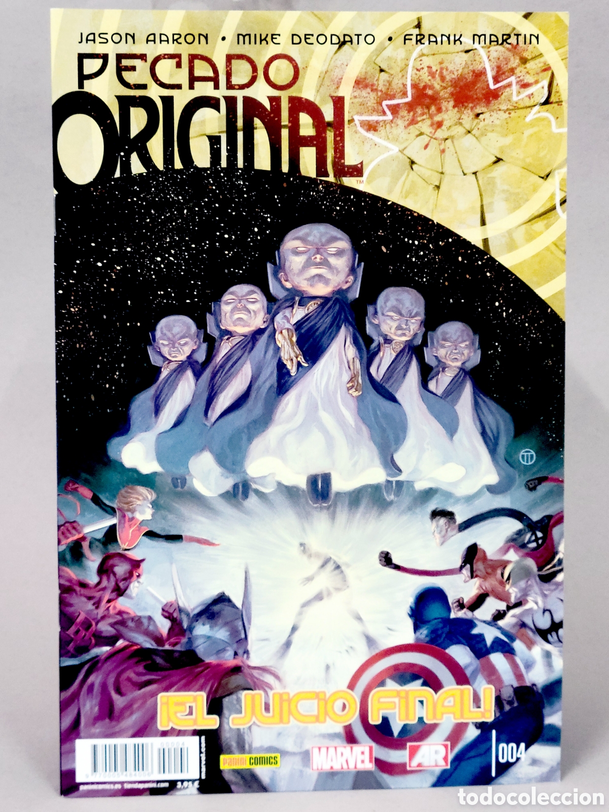 C&oacute;mics: C&Oacute;MIC PECADO ORIGINAL 4 EL JUICIO FINAL PANINI MARVEL GRAPA DE KIOSCO