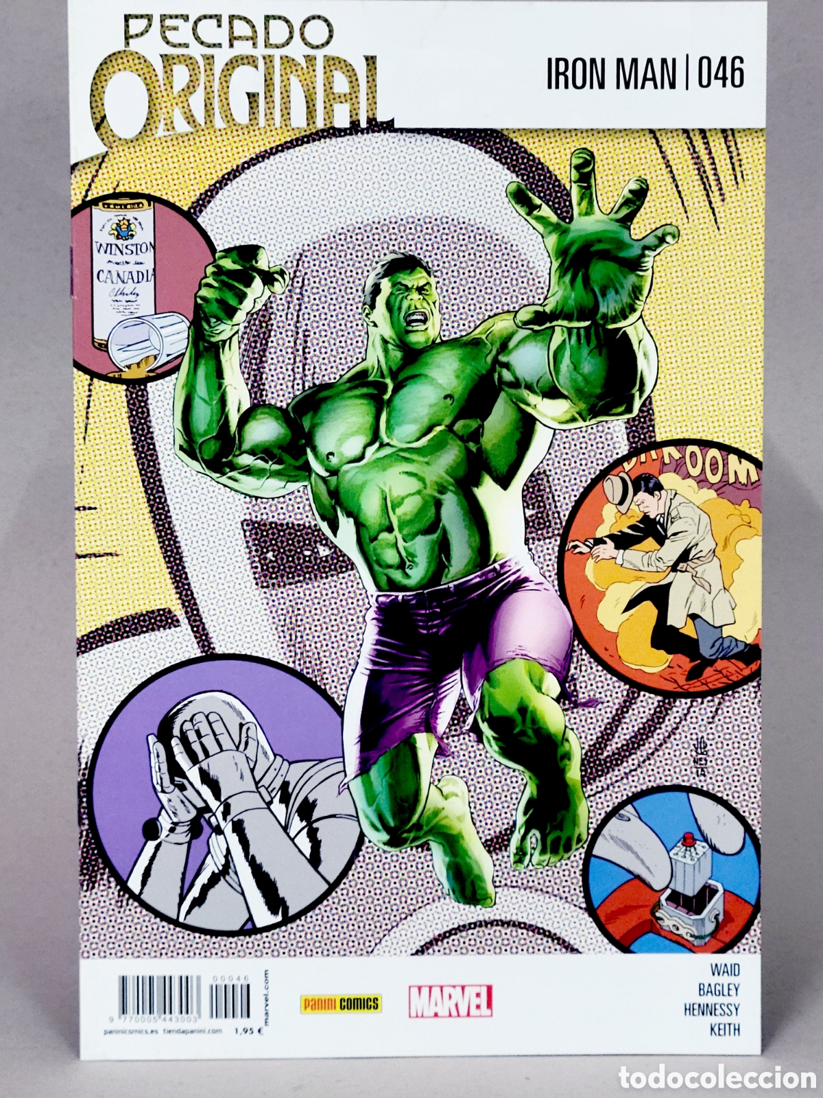 C&oacute;mics: C&Oacute;MIC IRON MAN 46 PECADO ORIGINAL PANINI MARVEL GRAPA DE KIOSCO