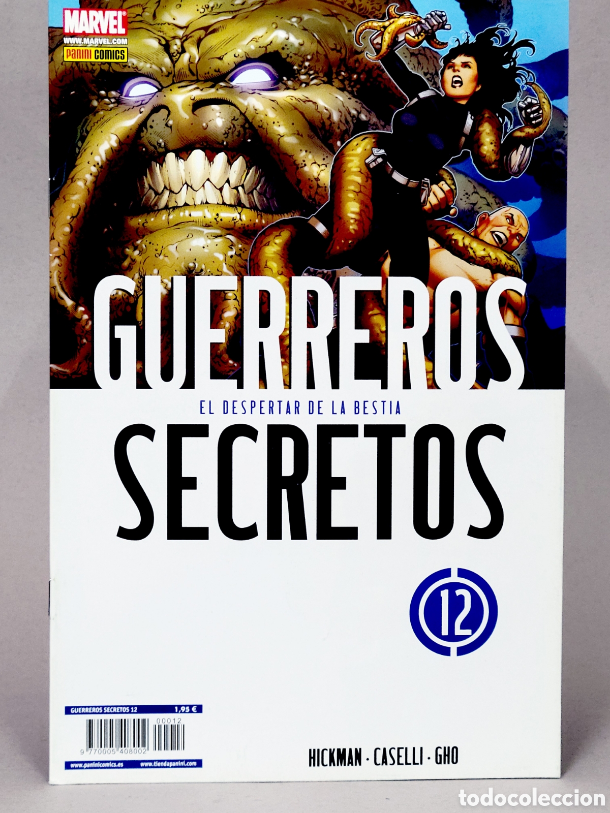 Comics : C&Oacute;MIC GUERREROS SECRETOS 12 EL DESPERTAR DE LA BESTIA PANINI MARVEL GRAPA DE KIOSCO