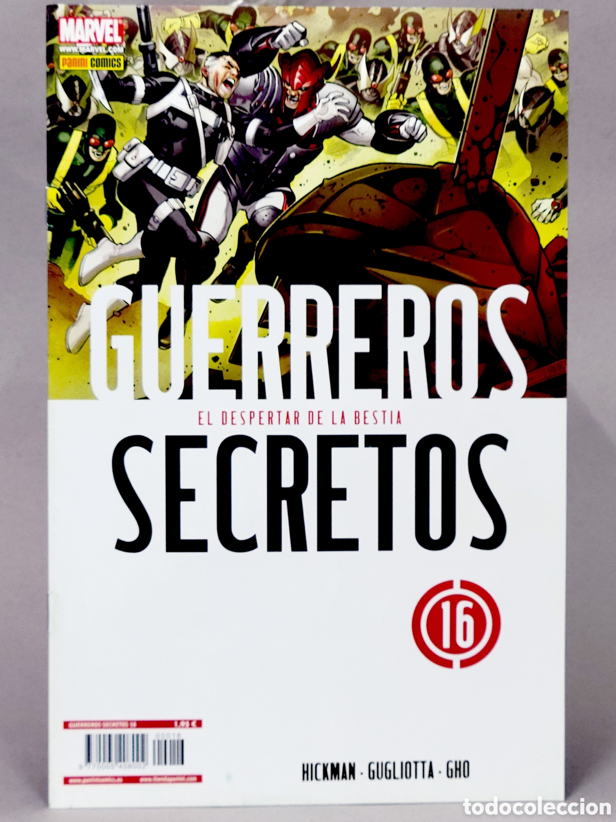 C&oacute;mics: C&Oacute;MIC GUERREROS SECRETOS 16 EL DESPERTAR DE LA BESTIA PANINI MARVEL GRAPA DE KIOSCO