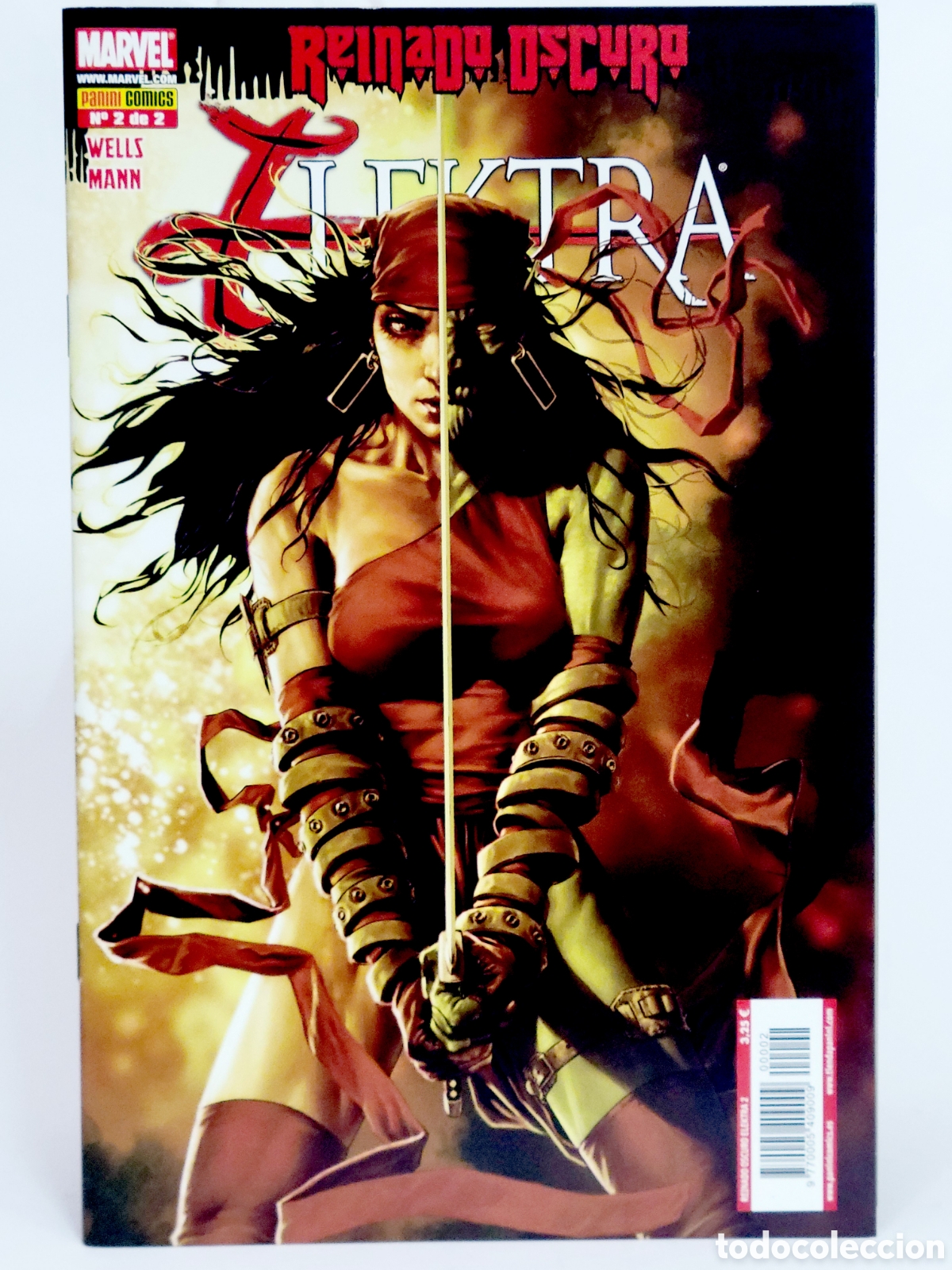 C&oacute;mics: C&Oacute;MIC REINADO OSCURO ELEKTRA 3 PANINI MARVEL GRAPA DE KIOSCO