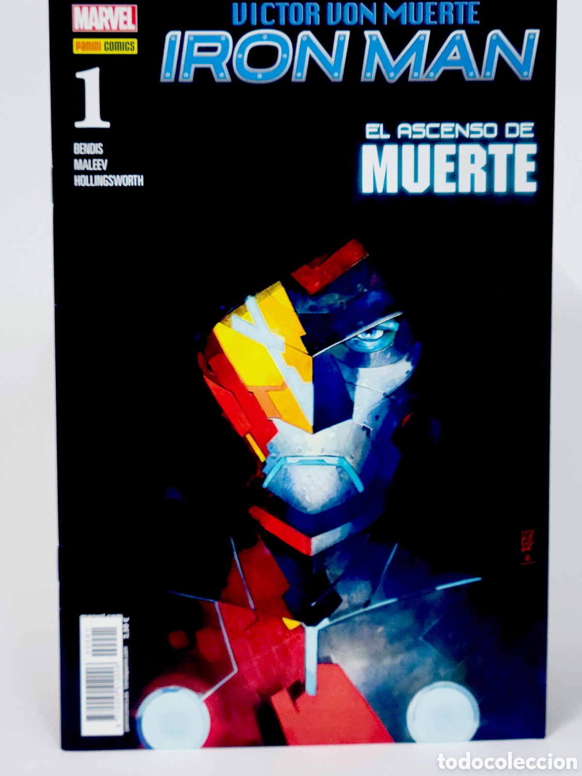 Comics : C&Oacute;MIC VICTOR VON MUERTE IRON MAN 1 PANINI MARVEL GRAPA DE KIOSCO