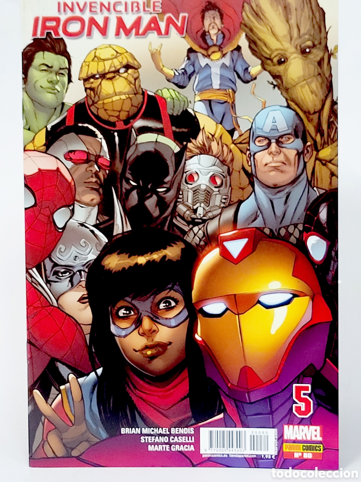 C&oacute;mics: C&Oacute;MIC INVENCIBLE IRON MAN 80 PANINI MARVEL GRAPA DE KIOSCO