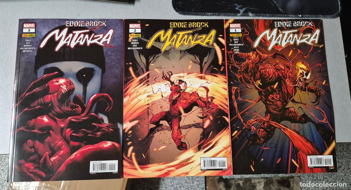 C&oacute;mics: EDDIE BROCK : MATANZA - COMPLETA 3 NUMEROS / MARVEL - PANINI 1 2 3 - Foto 1