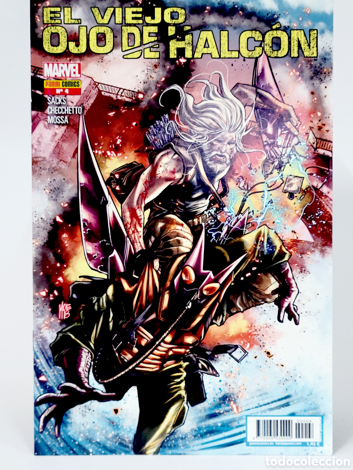 C&oacute;mics: C&Oacute;MIC EL VIEJO OJO DE HALC&Oacute;N 4 PANINI MARVEL GRAPA DE KIOSCO