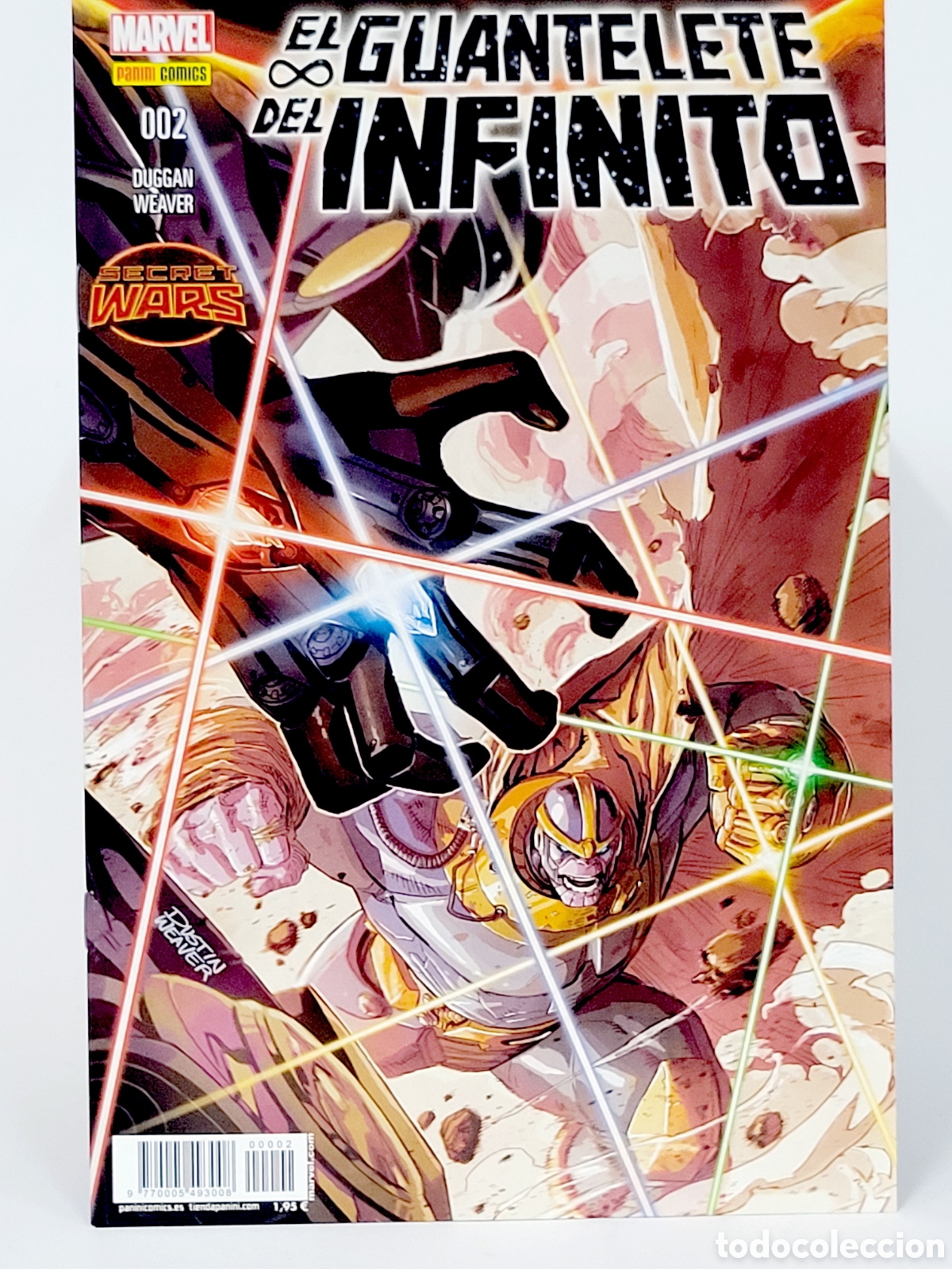 C&oacute;mics: C&Oacute;MIC SECRET WARS EL GUANTELETE DEL INFINITO 2 PANINI MARVEL GRAPA DE KIOSCO