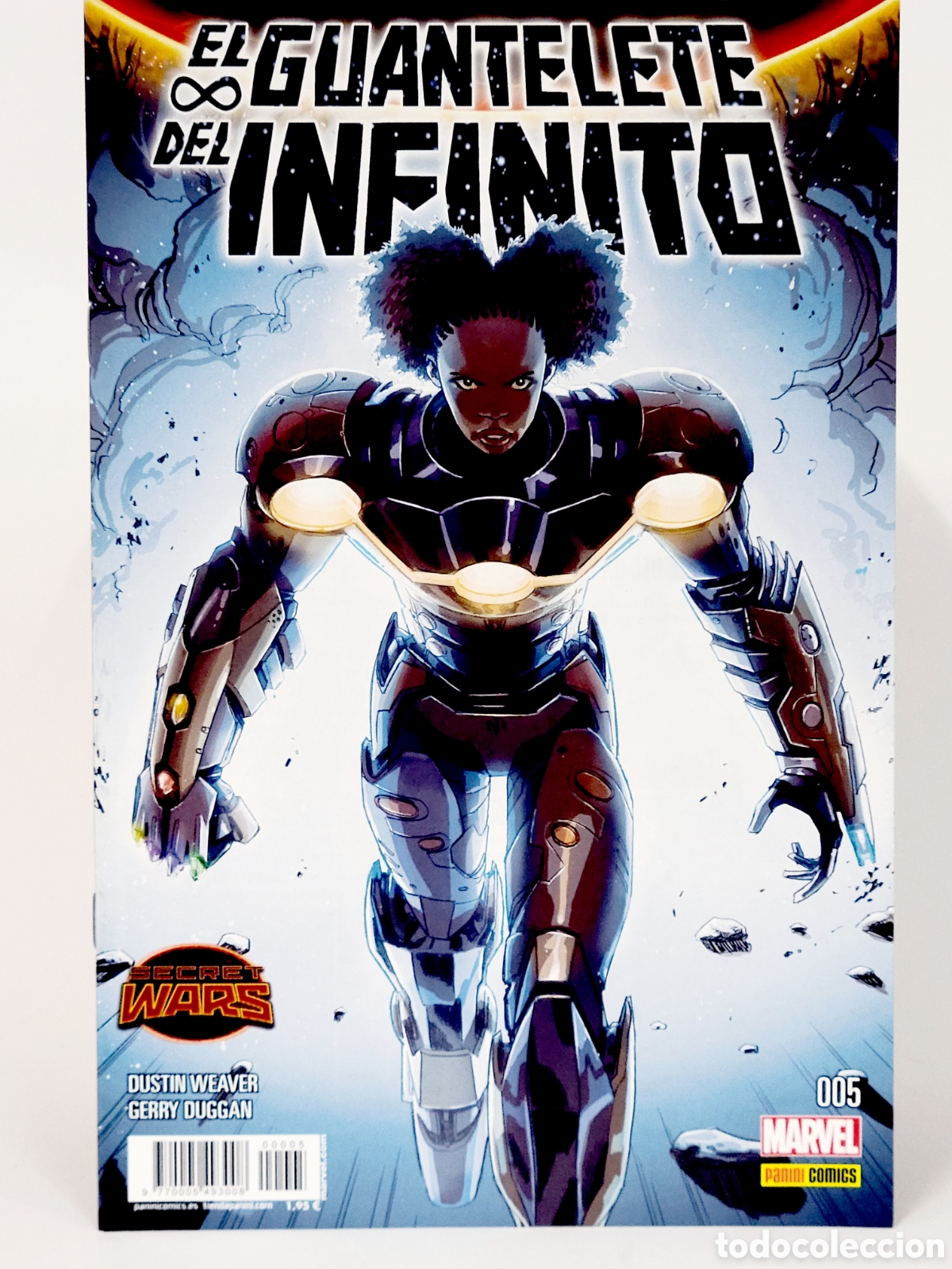 C&oacute;mics: C&Oacute;MIC SECRET WARS EL GUANTELETE DEL INFINITO 5 PANINI MARVEL GRAPA DE KIOSCO