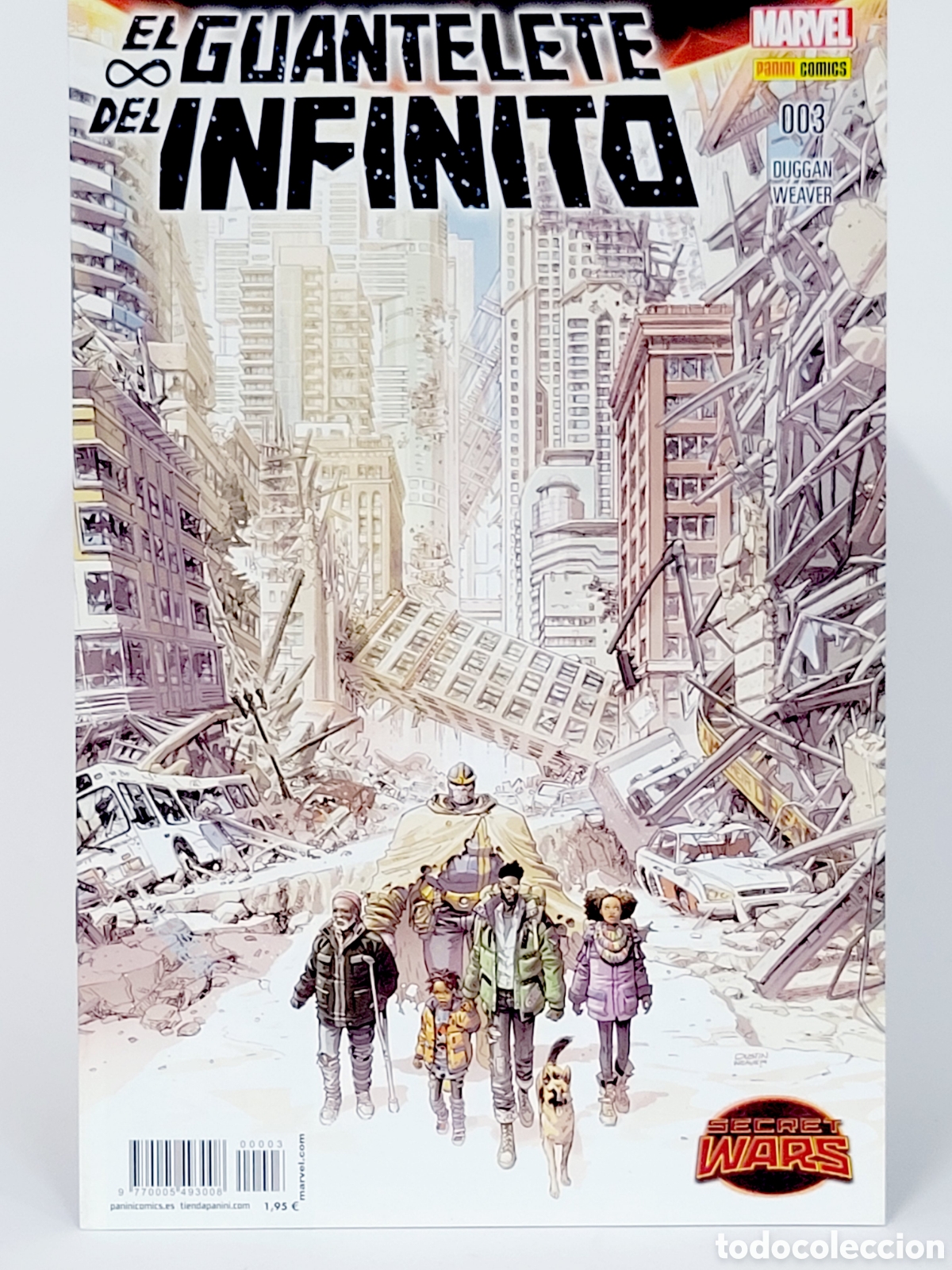 C&oacute;mics: C&Oacute;MIC SECRET WARS EL GUANTELETE DEL INFINITO 3 PANINI MARVEL GRAPA DE KIOSCO