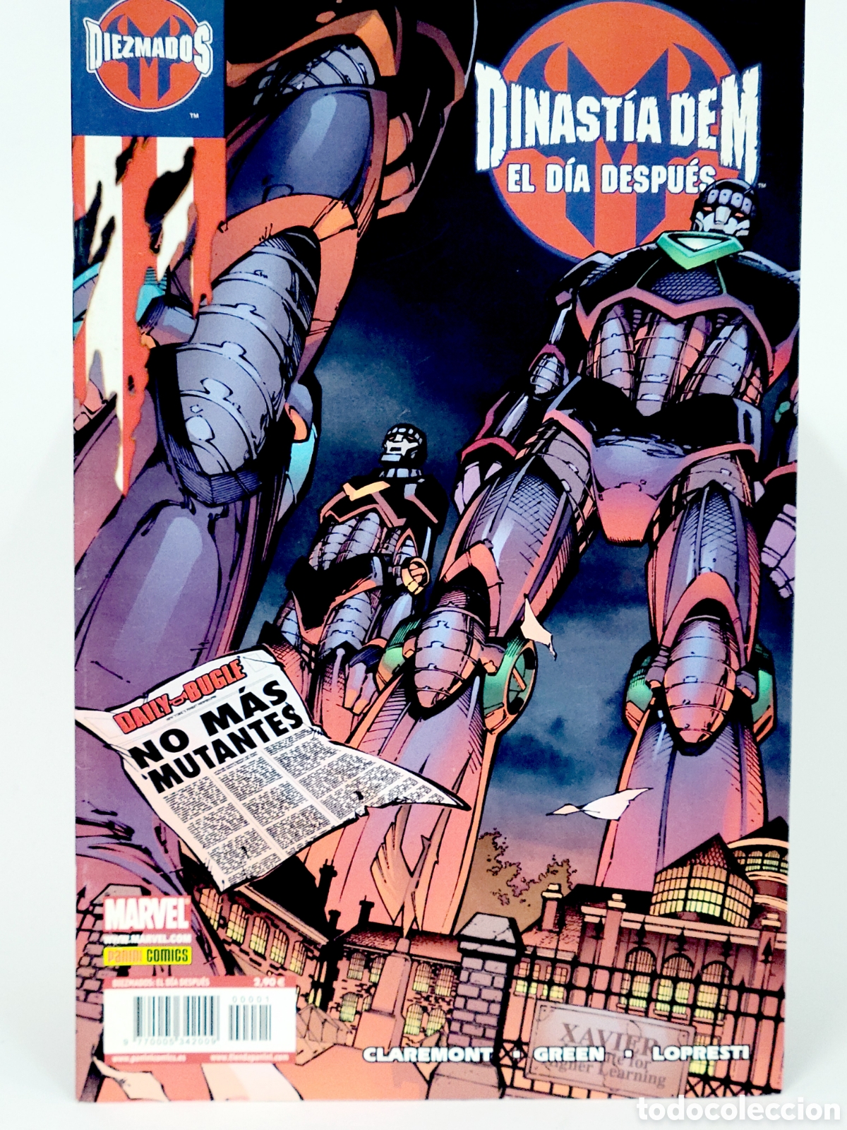 C&oacute;mics: C&Oacute;MIC DIEZMADOS EL DIA DESPU&Eacute;S 1 DINAST&Iacute;A DE M PANINI MARVEL GRAPA DE KIOSCO