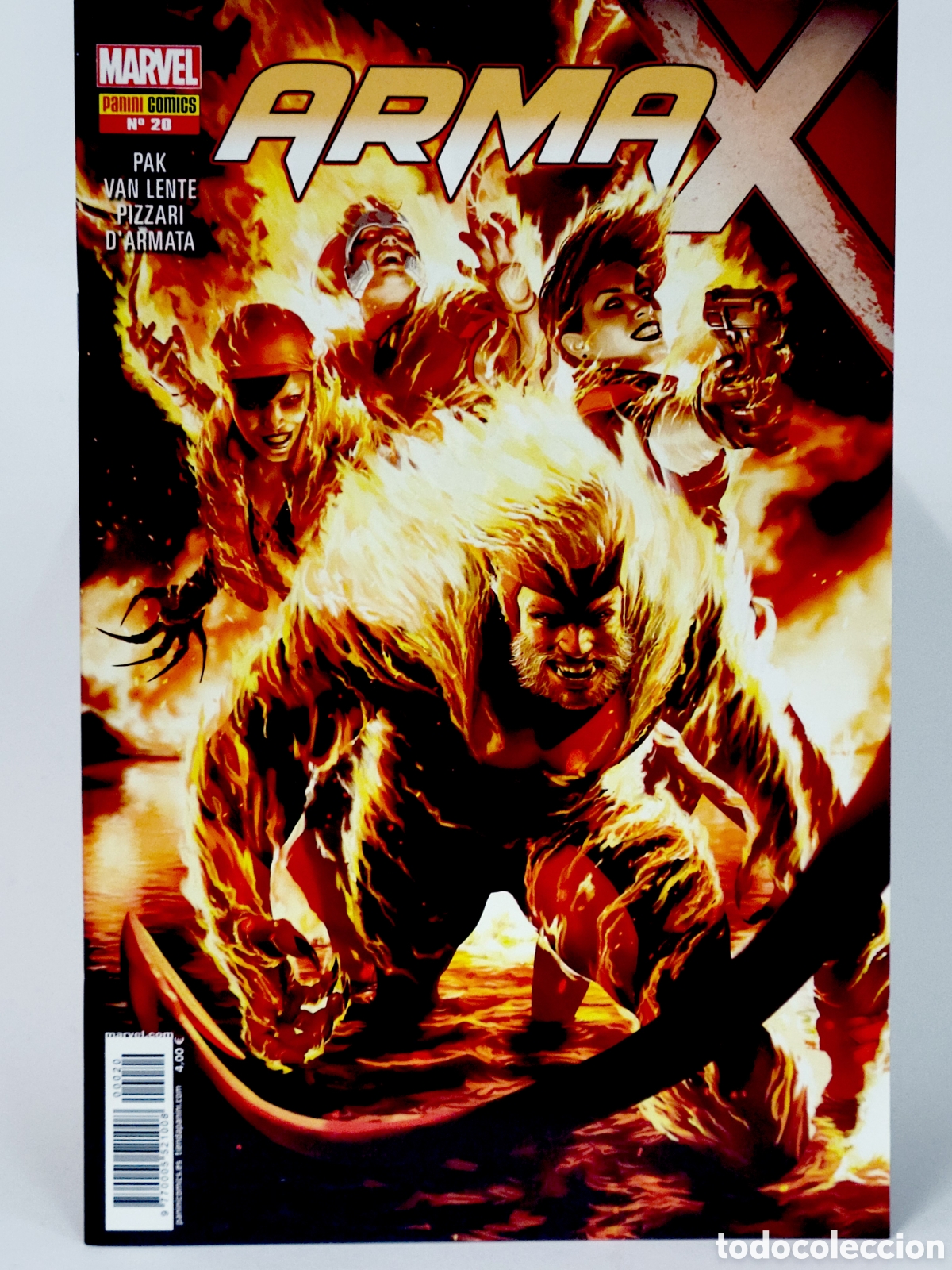 C&oacute;mics: C&Oacute;MIC ARMA X 20 PANINI MARVEL GRAPA DE KIOSCO