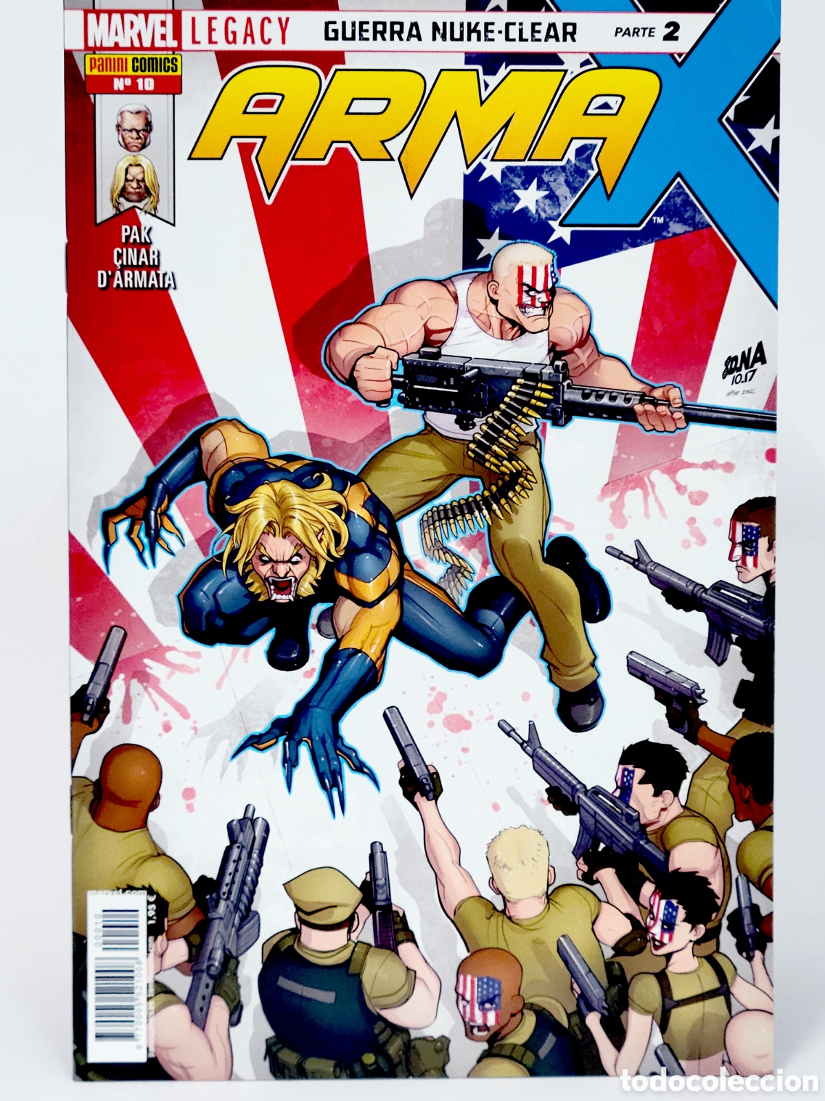 C&oacute;mics: C&Oacute;MIC ARMA X 10 LEGACY PANINI MARVEL GRAPA DE KIOSCO