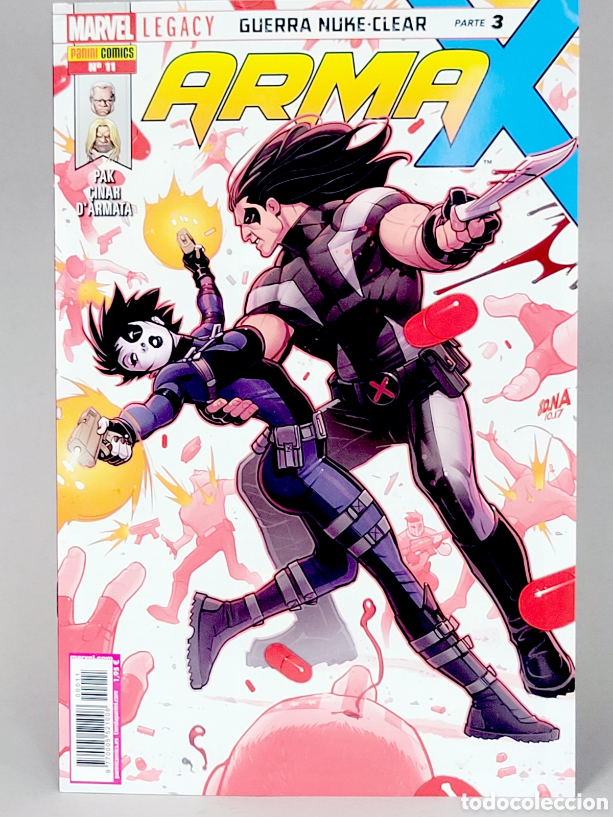 C&oacute;mics: C&Oacute;MIC ARMA X 11 LEGACY PANINI MARVEL GRAPA DE KIOSCO