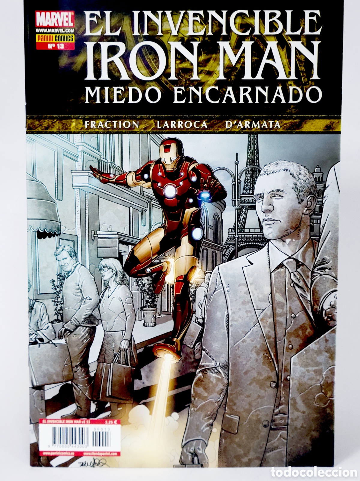 C&oacute;mics: C&Oacute;MIC EL INVENCIBLE IRON MAN 13 MIEDO ENCARNADO PANINI MARVEL GRAPA DE KIOSCO