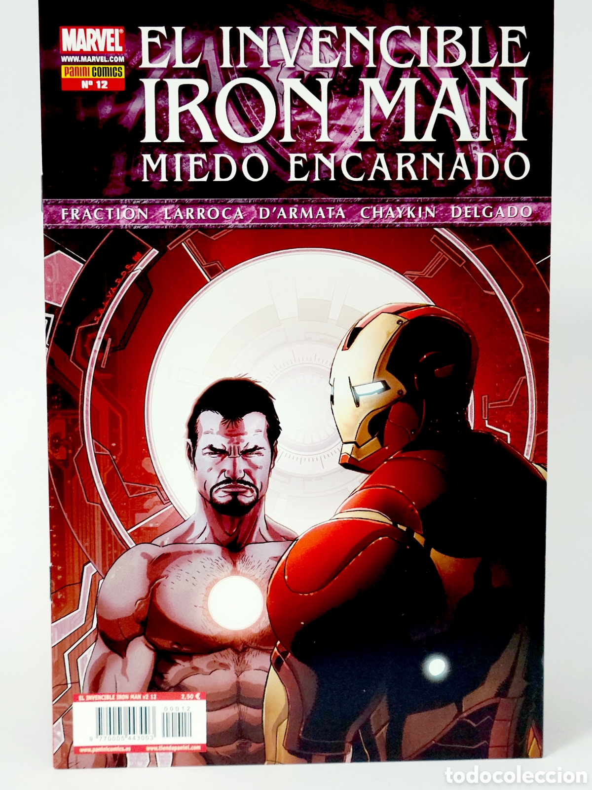 C&oacute;mics: C&Oacute;MIC EL INVENCIBLE IRON MAN 12 MIEDO ENCARNADO PANINI MARVEL GRAPA DE KIOSCO