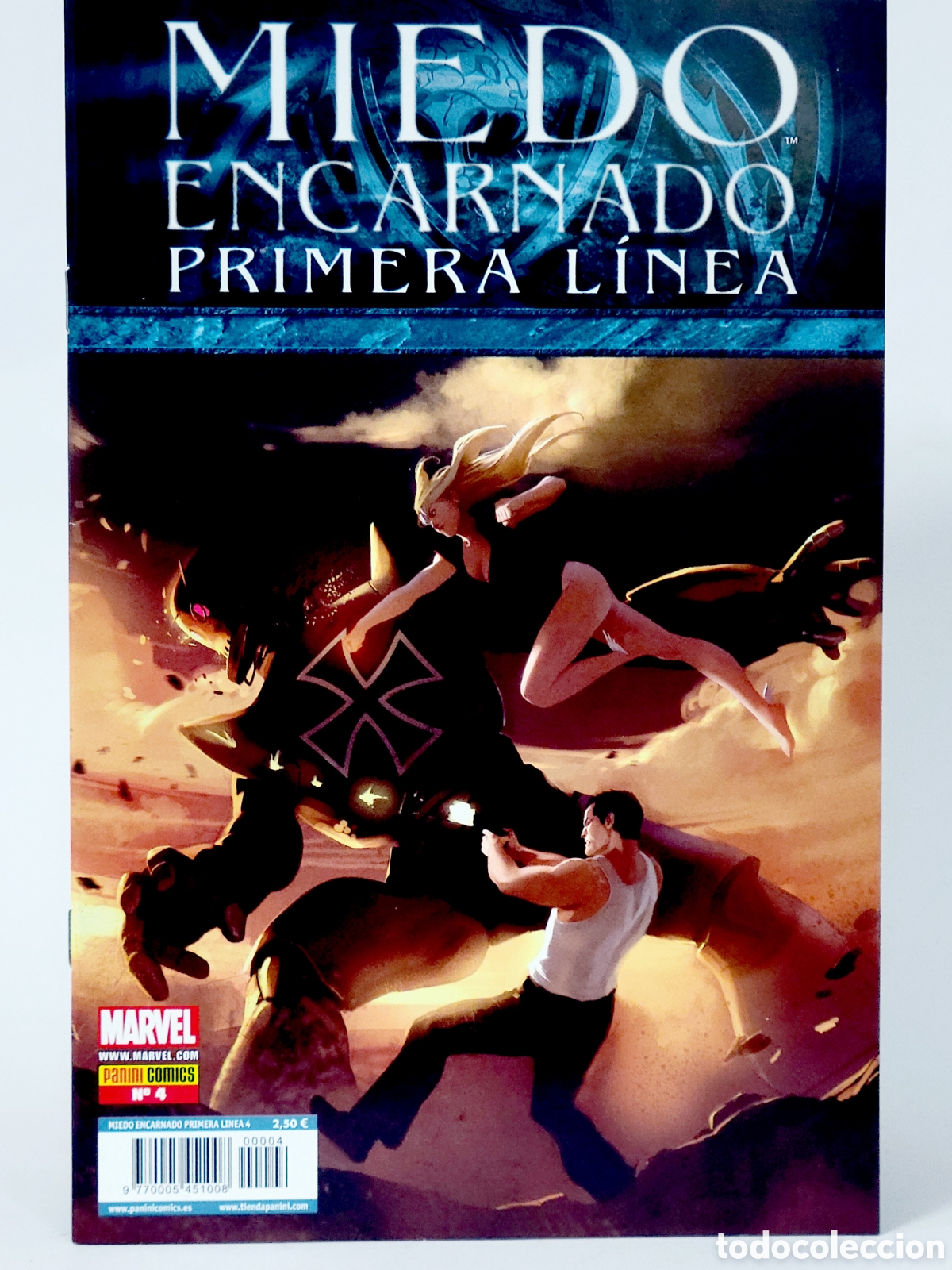Comics: C&Oacute;MIC MIEDO ENCARNADO PRIMERA LINEA 4 PANINI MARVEL GRAPA DE KIOSCO