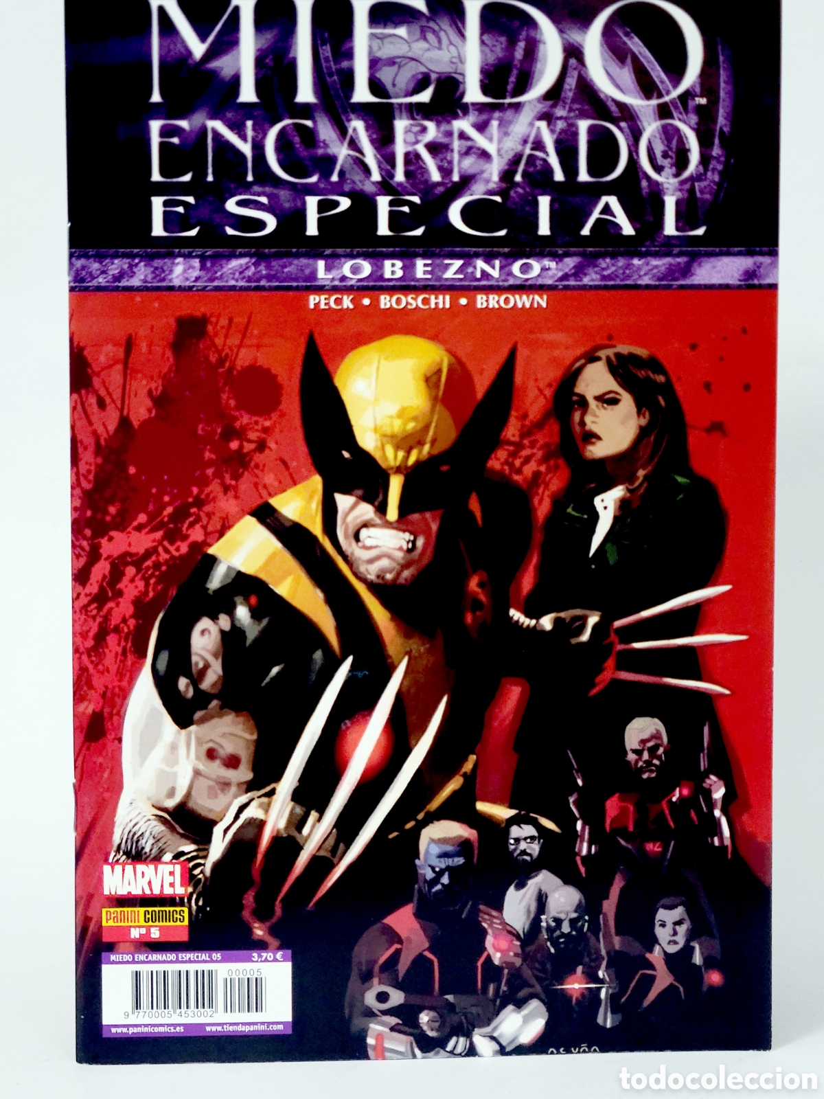 Comics: C&Oacute;MIC MIEDO ENCARNADO LOBEZNO 5 ESPECIAL PANINI MARVEL GRAPA DE KIOSCO