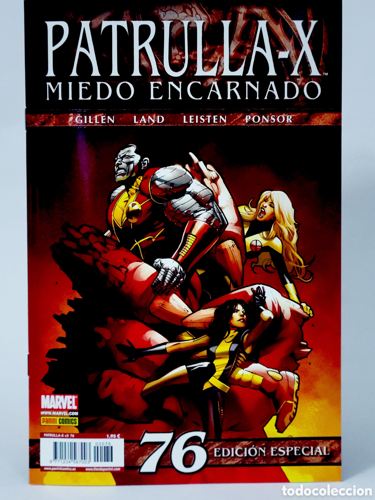 Comics: C&Oacute;MIC MIEDO ENCARNADO PATRULLA-X 76 EDICI&Oacute;N ESPECIAL PANINI MARVEL GRAPA DE KIOSCO